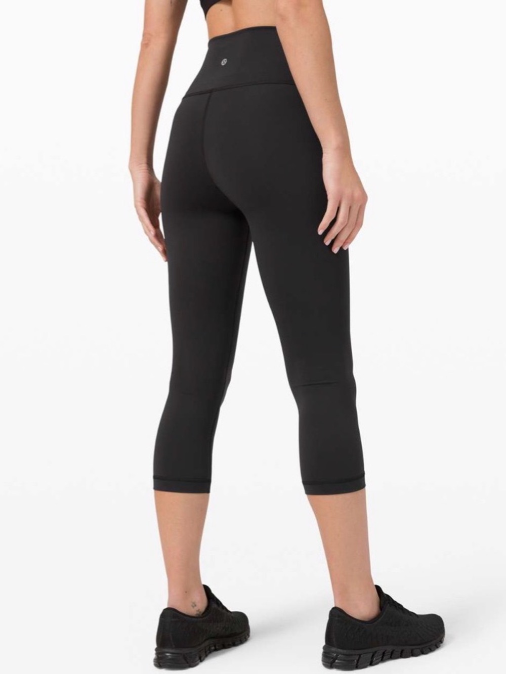 Lululemon Wunder Train High-Rise Crop 21” Black Size 10
